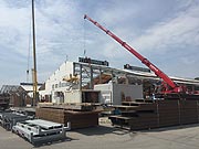 Schottenhamel-Festzelt : Oktoberfest-Aufbau auf der Theresienwiese am 19.07.2019 (©Foto: Martin Schmitz)